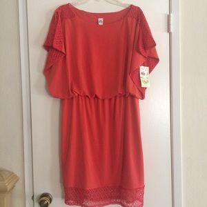 Sangria short sleeve dress